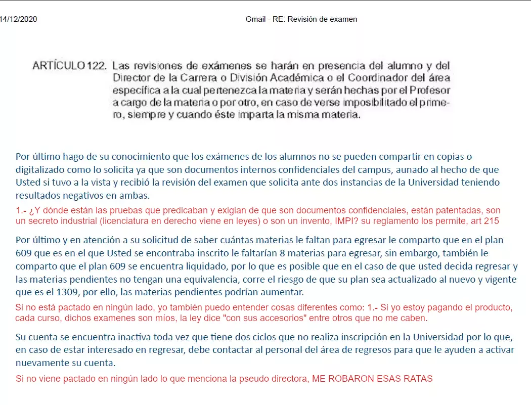 reglamento unitec fraudes en mexico
